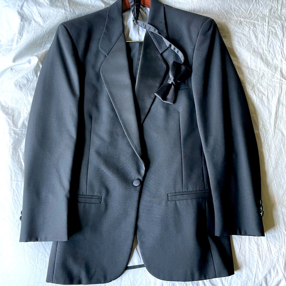 Black tuxedo